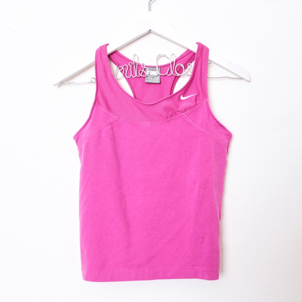 Nike Pink Racerback Workout Tank Top